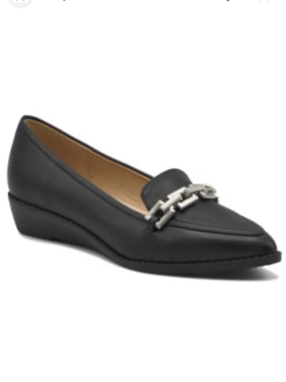 Adrienne Vittadini Women's Carolyn Detailed Slip-on Moc Wedge Loafers